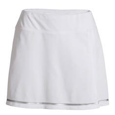 Теннисная юбка женская - Dry 500 белая ARTENGO, белый
