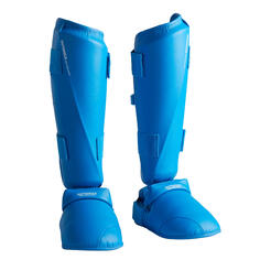 Защита голени и стопы Karate 900 blue OUTSHOCK, темно-голубой