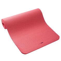 Коврик для пилатеса comfort S 170 см × 55 см × 10 мм - светло-розовый DOMYOS, светло-розовый/фиолетовый