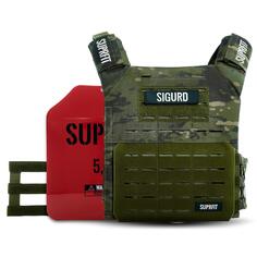 Утяжеляющий жилет Suprfit Sigurd 3D - Multicam Tropic 5,75 lbs/ Красный, камуфляж