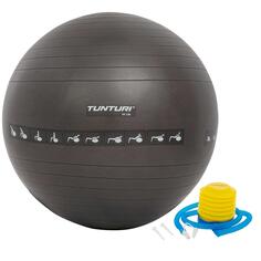 Фитнес-мяч - сидячий мяч до 350 кг - фитнес-мяч TUNTURI, черный