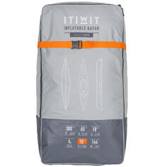 Транспортный рюкзак надувной каяк Strenfit X500 1 место ITIWIT, жемчужно-серый