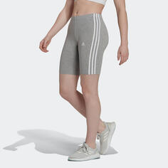 Велосипедные шорты Adidas Essentials для фитнеса женские - серый