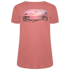 Женская футболка для фитнеса с коротким рукавом Peace of Mind - розовый DARE 2B, фарфоровый розовый