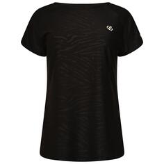 Женская футболка для фитнеса с коротким рукавом Defy II - черный DARE 2B