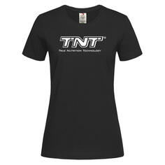 Женская футболка TNT - черная, черный