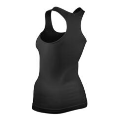 Женская футболка для фитнеса черного цвета Q-Skin R-EVENGE, черный