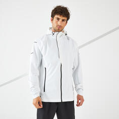 Куртка мужская водонепроницаемая, ветрозащитная - Rain+ white KIPRUN, белый