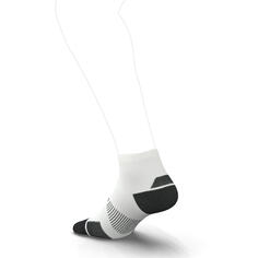 Носки для бега Mid Run 900 толщиной Ecodesign белые KIPRUN, белый черный