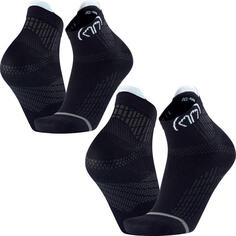 Сверхлегкие, тонкие и функциональные носки для бега - Run Anatomic Ankle X2 SIDAS, черный