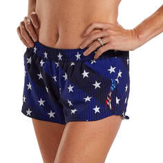 Спортивные брюки женские LTD для бега 3 Classic Short - Stars &amp; Stripes ZOOT, лазурный/белый