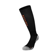 Технические носки для взрослых Длинные черные носки для горного бега, фитнеса, мультиспорта R-EVENGE, черный