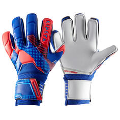 Вратарские детские перчатки Kipsta F500, синий/красный