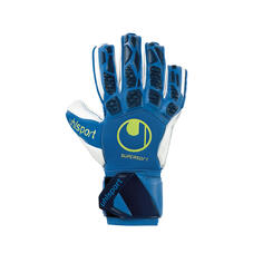 Вратарские перчатки Uhlsport Hyperact Supersoft, синий/темно-синий/белый