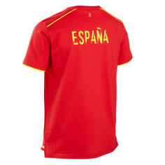 Детская футболка футбольного болельщика - FF100 Испания 2022 KIPSTA