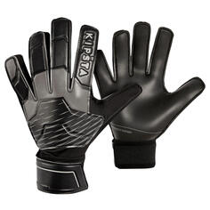 Перчатки вратарские футбольные взрослые Kipsta F100 Resist, черный/серый
