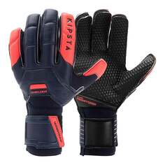 Перчатки вратарские Kipsta Soccer F500 Resist Shielder Adult, темно-синий/кораллово-розовый