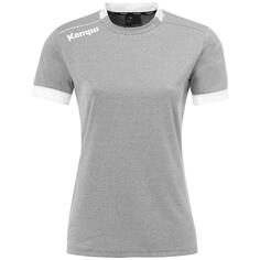Рубашка PLAYER JERSEY WOMEN KEMPA, черный/светло-серый/светло-серый