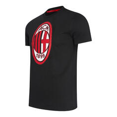Футболка AC Milan с большим логотипом - для взрослых, красный