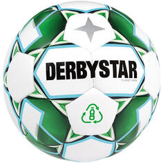 Футбольный мяч Derbystar блестящий S-Light, размер 3, белый/черный/синий