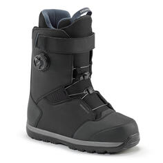 Ботинки для сноуборда мужские Dreamscape Allmountain с системой быстрой шнуровки, черный / серый