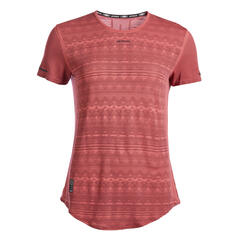 Женская футболка для тенниса - ультралегкая 900 розовая ARTENGO, темно-розовый/темно-бордовый