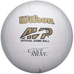 Волейбольный мяч WILSON Cast Away унисекс, белый/красный