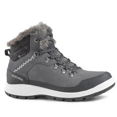 Ботинки зимние Quechua SH500 X-Warm непромокаемые, серый