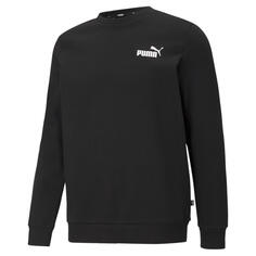 Мужской свитшот с круглым вырезом Essentials Small Logo PUMA, черный черный