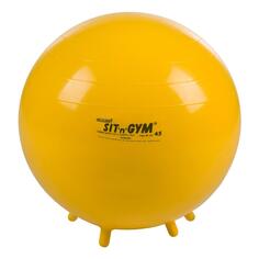 Мяч для гимнастики Sit &apos;n&apos; Gym, ø 45 см, желтый GYMNIC, желтый