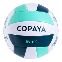 Мяч для пляжного волейбола BV100 зеленый COPAYA, темно-бирюзовый