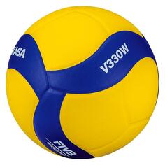 Мяч для волейбола Mikasa V330W, синий/желтый