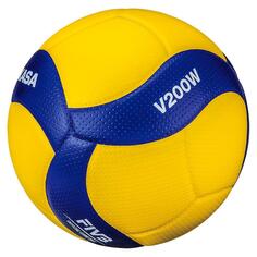 Мяч для волейбола Mikasa V200W-ÖVV, желтый/синий/желтый