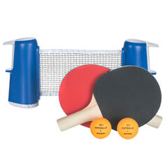 Набор для настольного тенниса Rollnet Small + 2 ракетки + 2 мяча PONGORI