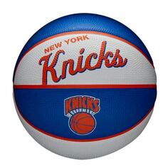 Ретро-мяч Mini NBA New York Knicks WILSON, белый/синий/белый