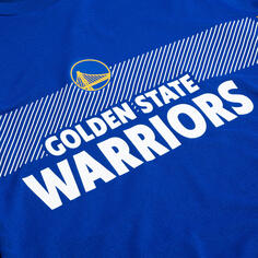 Футболка баскетбольная функциональная UT500 NBA Golden State Warriors женская/мужская синяя TARMAK, морской синий/золотисто-желтый