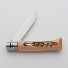 Карманный нож OPINEL № 10, лезвие из нержавеющей стали 10 см, черное дерево