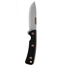 Охотничий нож SIKA 90 фиксированный 9 см черная рукоятка SOLOGNAC, черный