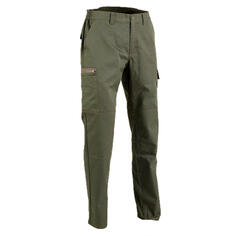 Охотничьи брюки Steppe 300 Limited Edition зеленые SOLOGNAC, темно-зеленый