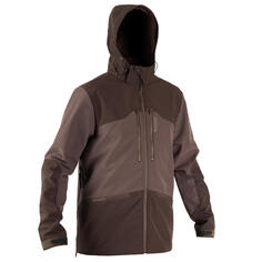 Охотничья куртка / куртка softshell 500 коричневый SOLOGNAC, кофе коричневый/кофе коричневый