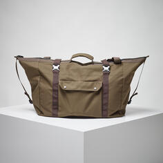 Охотничья сумка для транспортировки 80 л хлопок вощеный коричневый SOLOGNAC, кофе коричневый