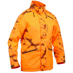 Охотничья куртка/дождевик SUPERTRACK 500 оранжевый SOLOGNAC