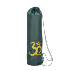 Сумка для коврика для йоги Easy Bag из полиэстера с принтом OM ТЕМНО-ЗЕЛЕНЫЙ BODHI, темно-зеленый