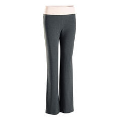 Спортивные штаны мягкие Yoga Ecodesign женские черные/серые KIMJALY, черный/темно-серый
