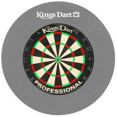 Мишень Kings Dart Professional (металлическое кольцо с цифрой), серый, Серый