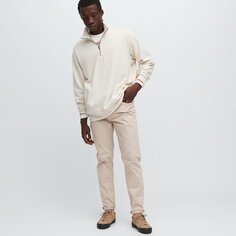 Мужские джинсы Uniqlo Ultra Stretch Skinny Fit Colour, бежевый