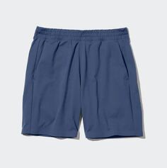 Шорты ультраэластичные Uniqlo Ultra Stretch Dry-ex, синий