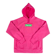 Худи Supreme Logo Hooded, розовый