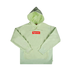 Худи Supreme Logo Hooded, светло-зеленый