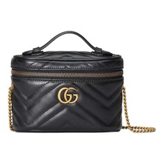 Сумка Gucci GG Marmont Mini Top Handle, черный